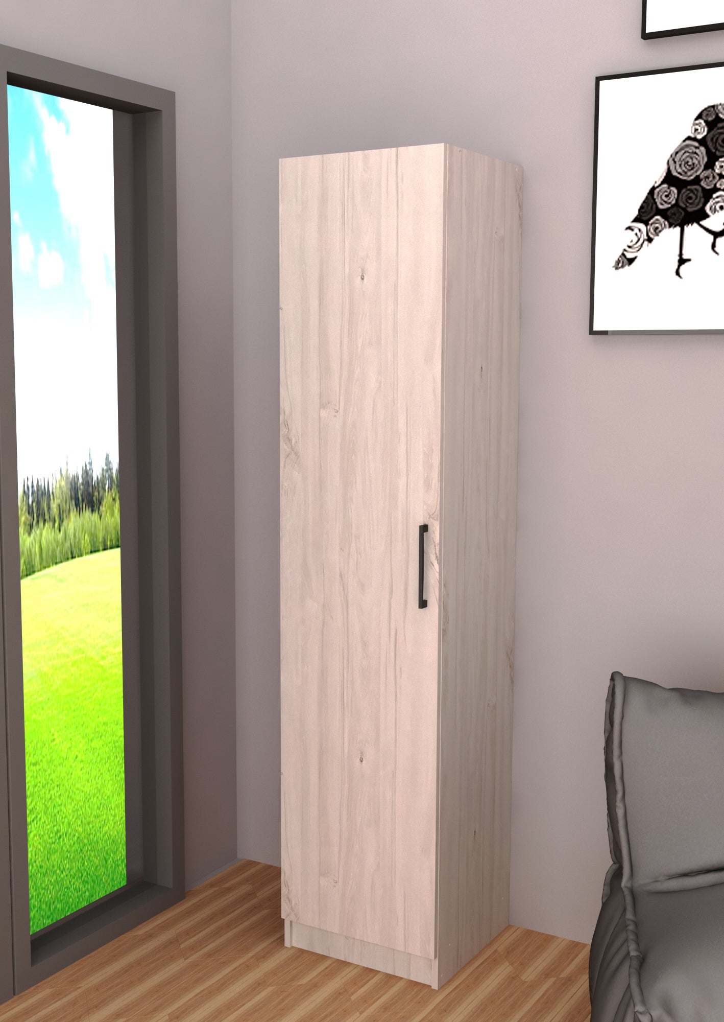 Armoire de rangement White Oak