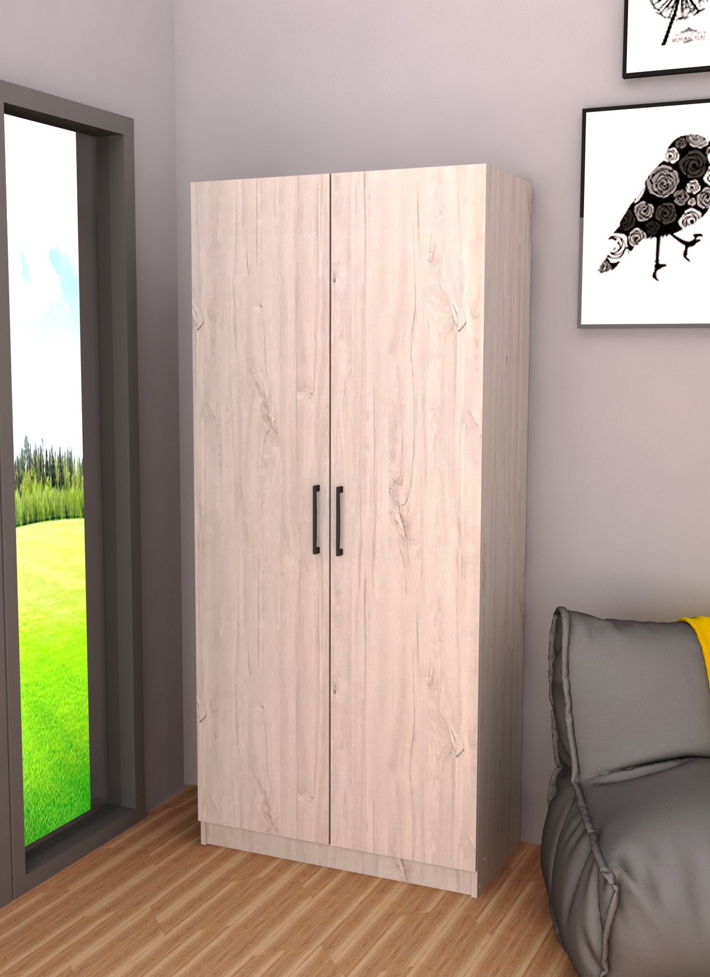 Armoire de rangement White Oak
