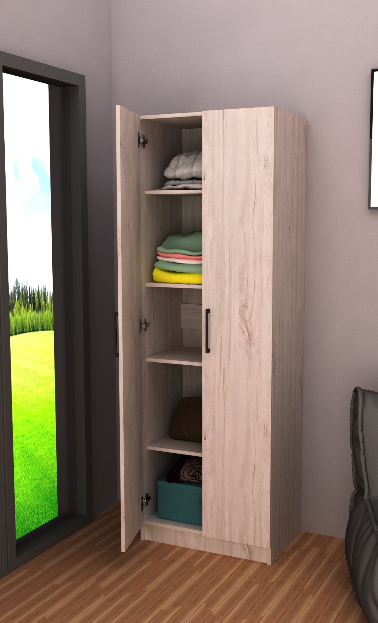 Armoire de rangement White Oak