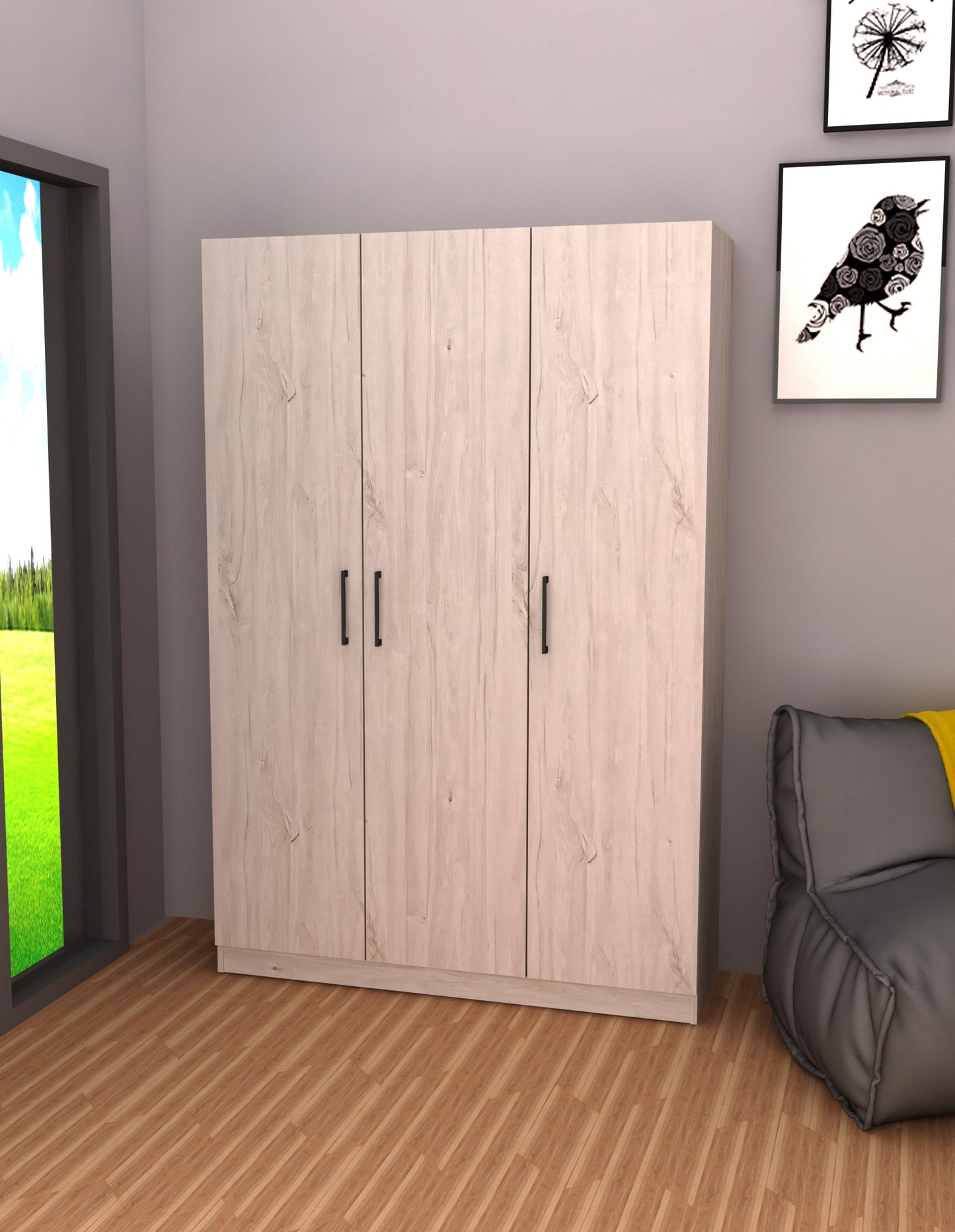 Armoire de rangement White Oak