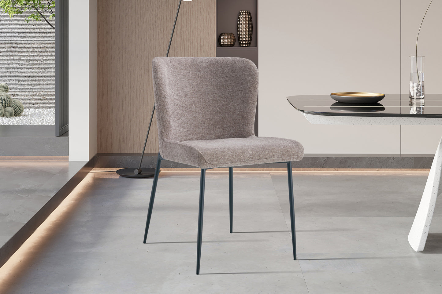 Chaise 'Lisa' Bouclé