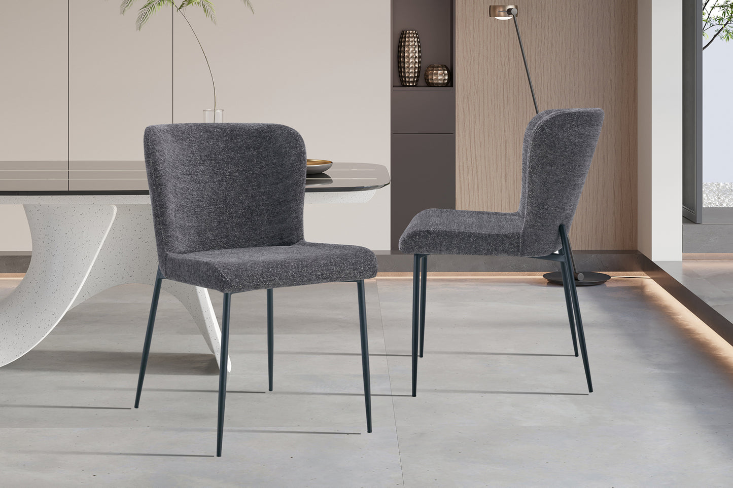 Chaise 'Lisa' Bouclé