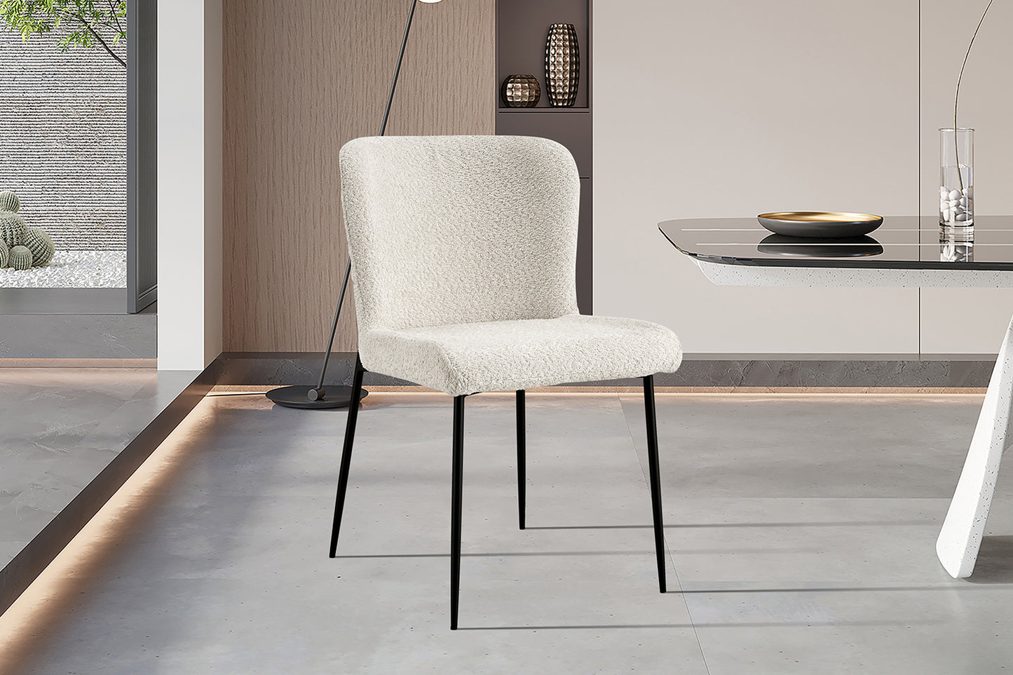 Chaise 'Lisa' Bouclé