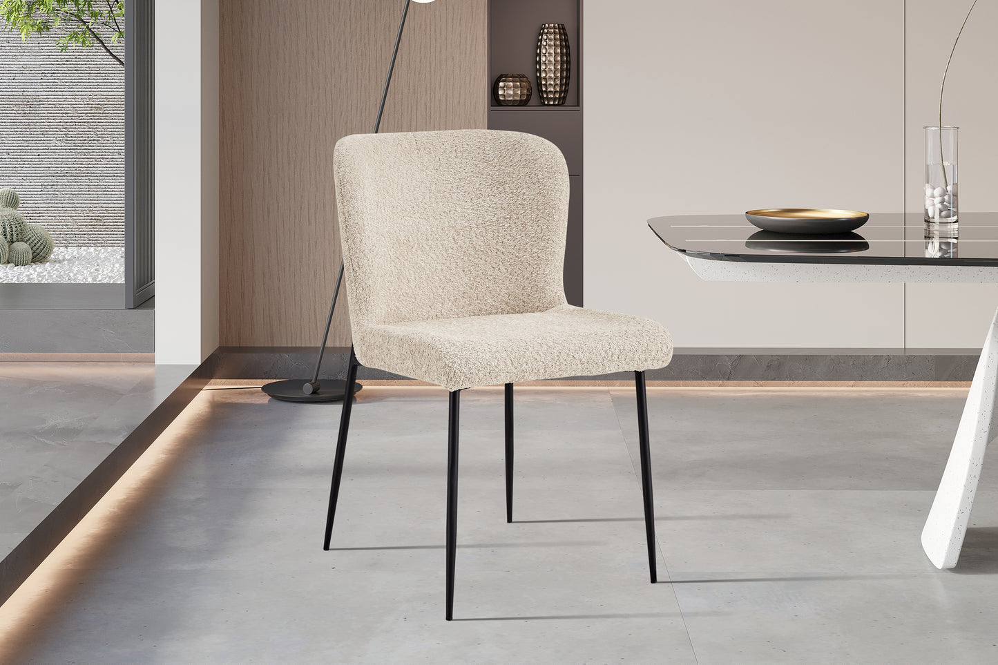 Chaise 'Lisa' Bouclé