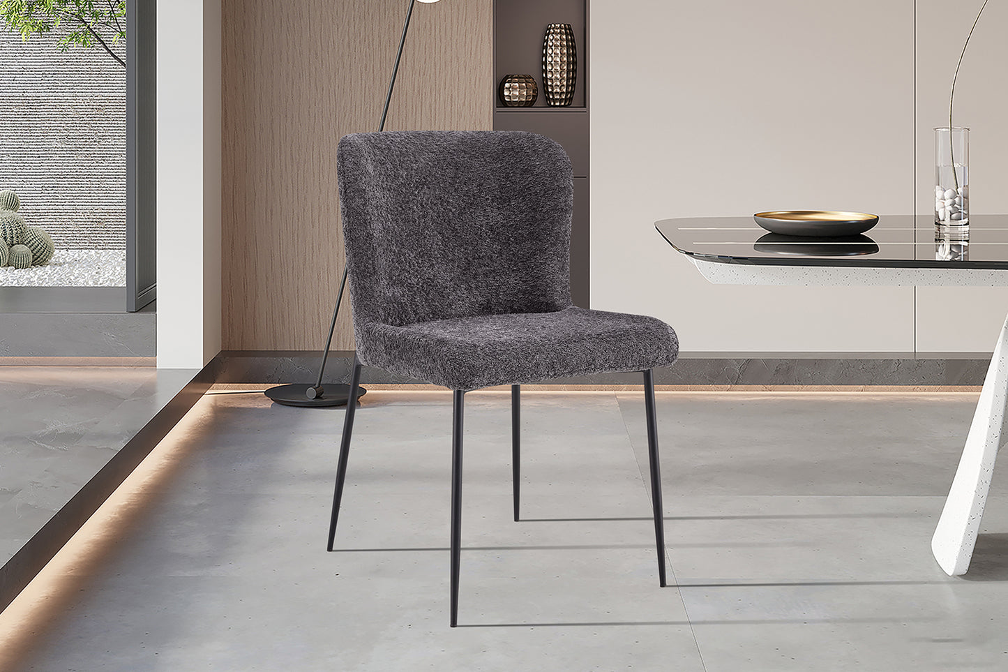 Chaise 'Lisa' Bouclé