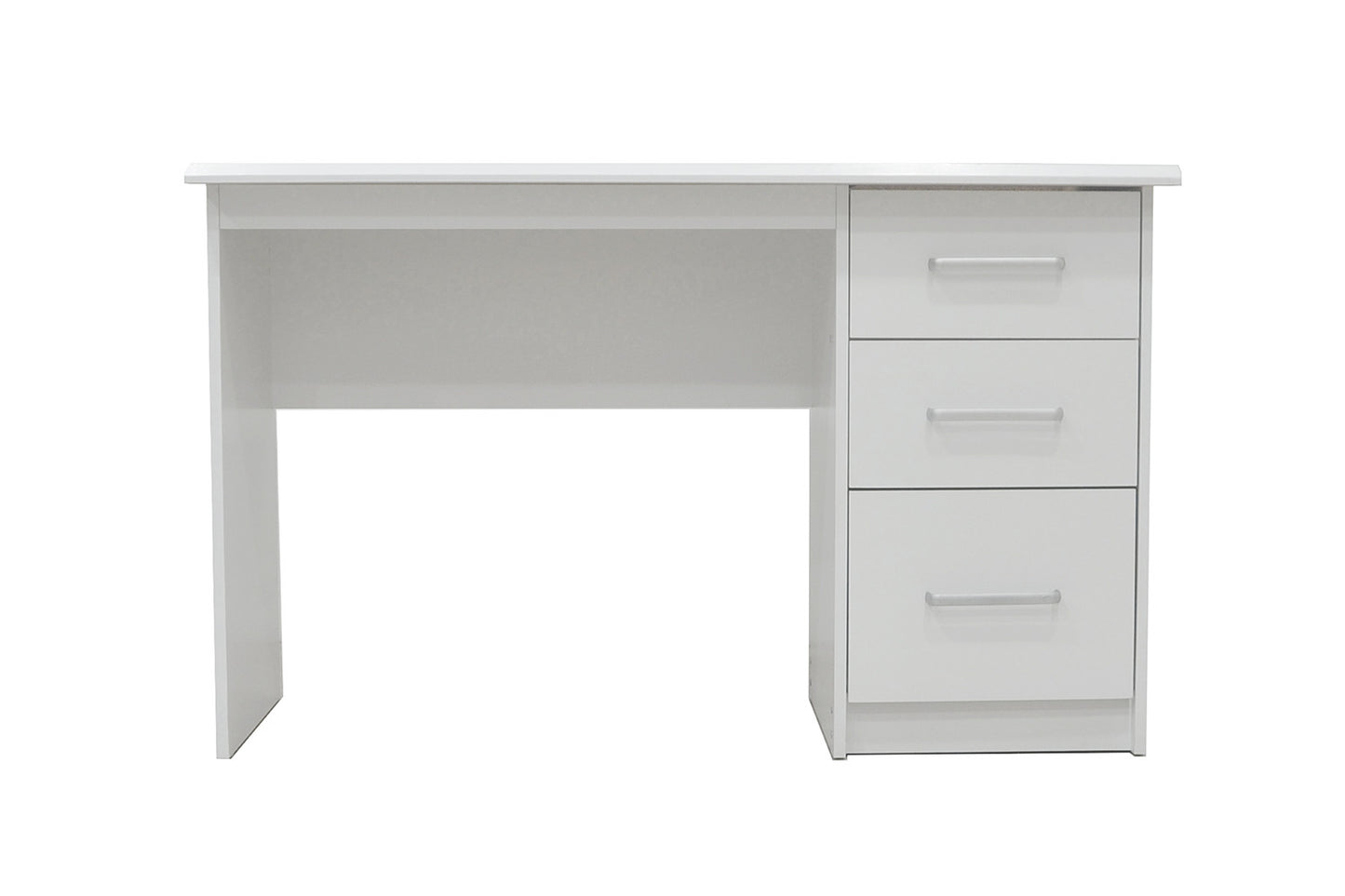 Bureau 'Mateo' 3 tiroirs Blanc