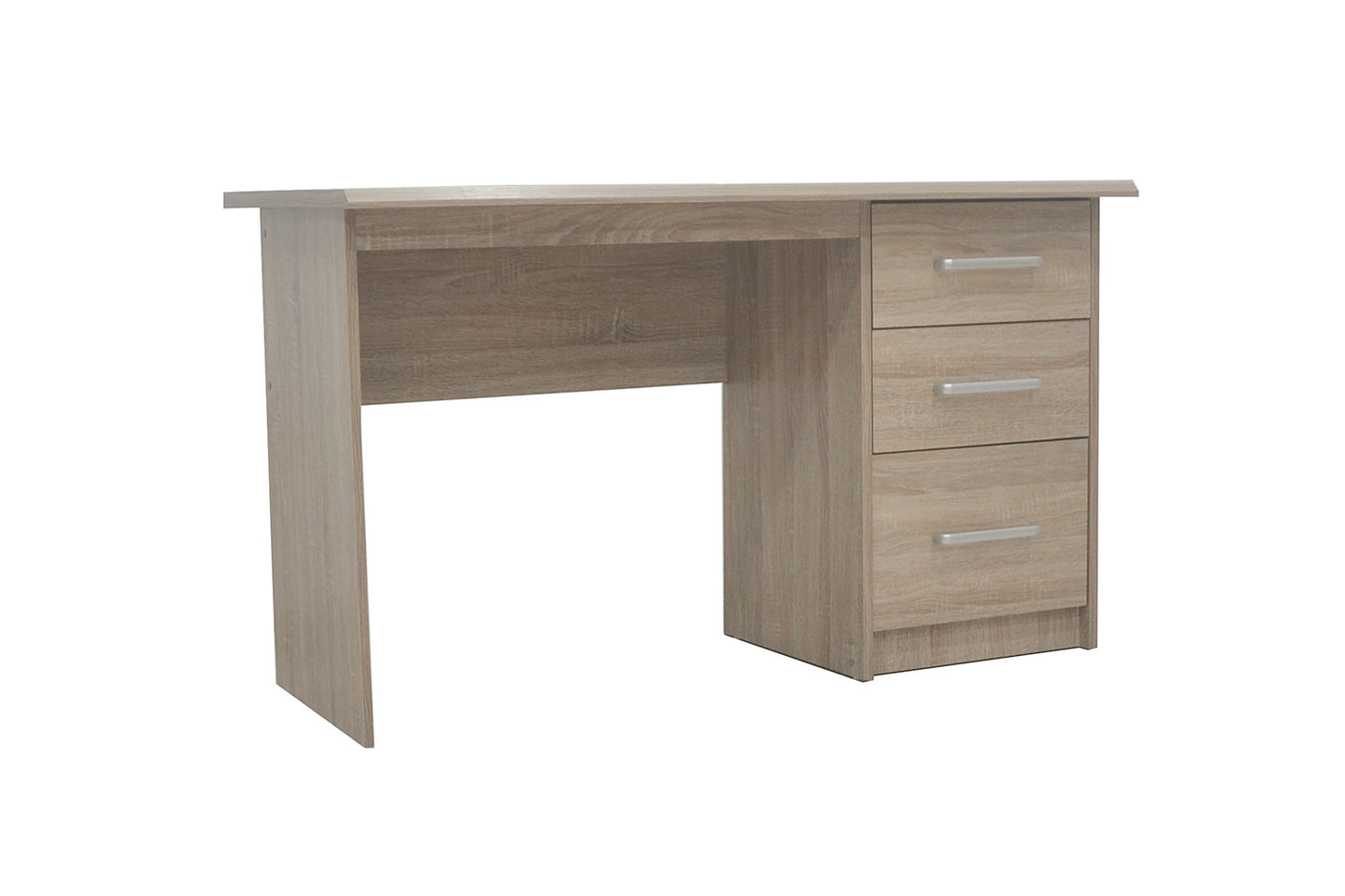 Bureau 'Mateo' 3 tiroirs Blanc