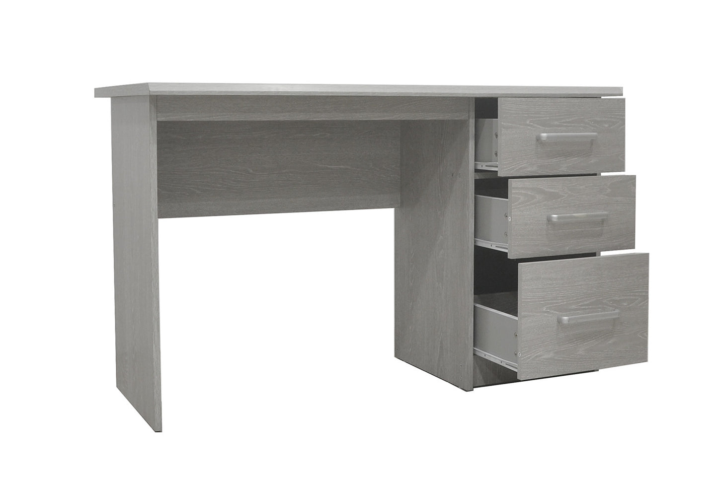Bureau 'Mateo' 3 tiroirs Blanc