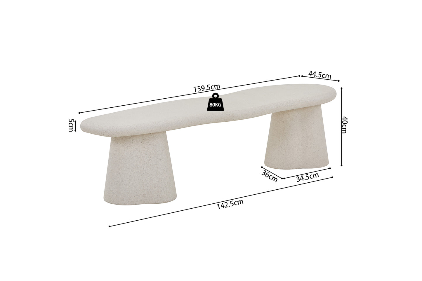 Meuble TV Faro 160cm