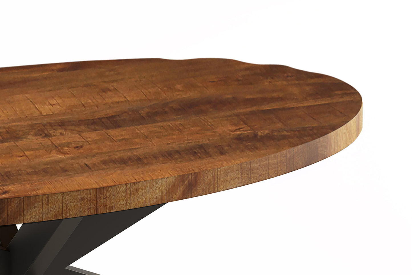 Table basse 'Madeira' Ovale Bois de Manguier
