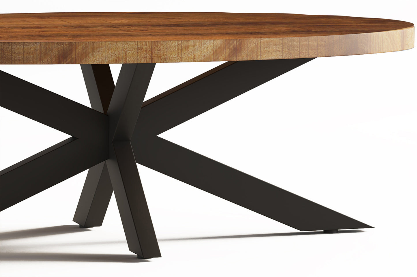 Table basse 'Madeira' Ovale Bois de Manguier