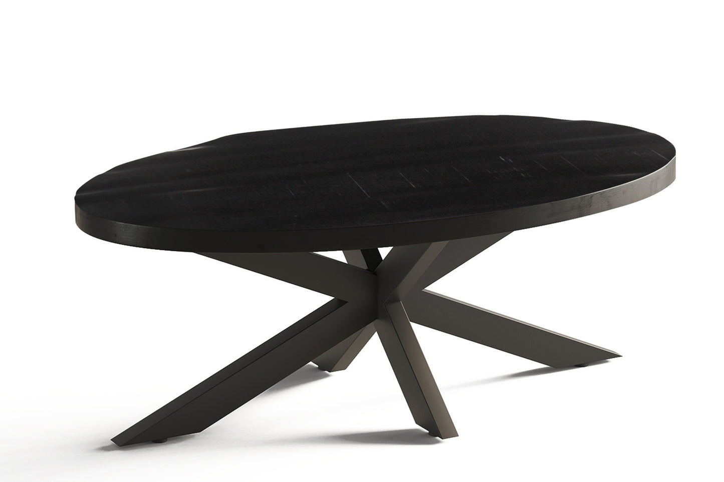 Table basse 'Madeira' Ovale Bois de Manguier