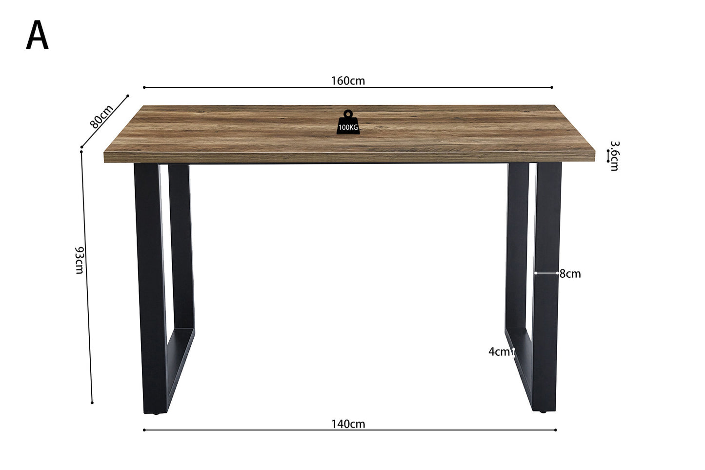 Table de comptoir 'Alexander'