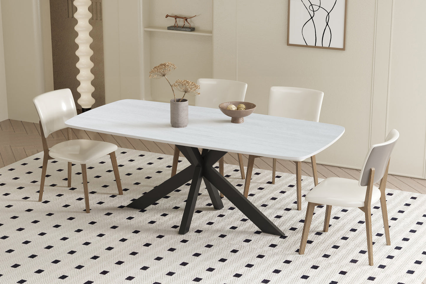 Table APOLLO 180cm Rectangle Ovale
