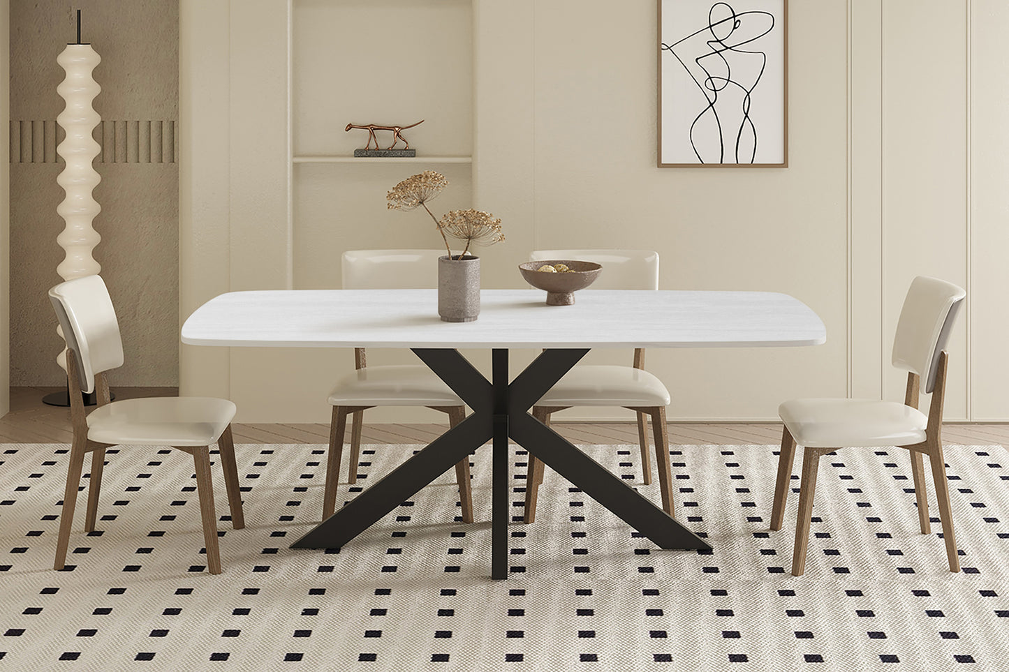 Table APOLLO 180cm Rectangle Ovale