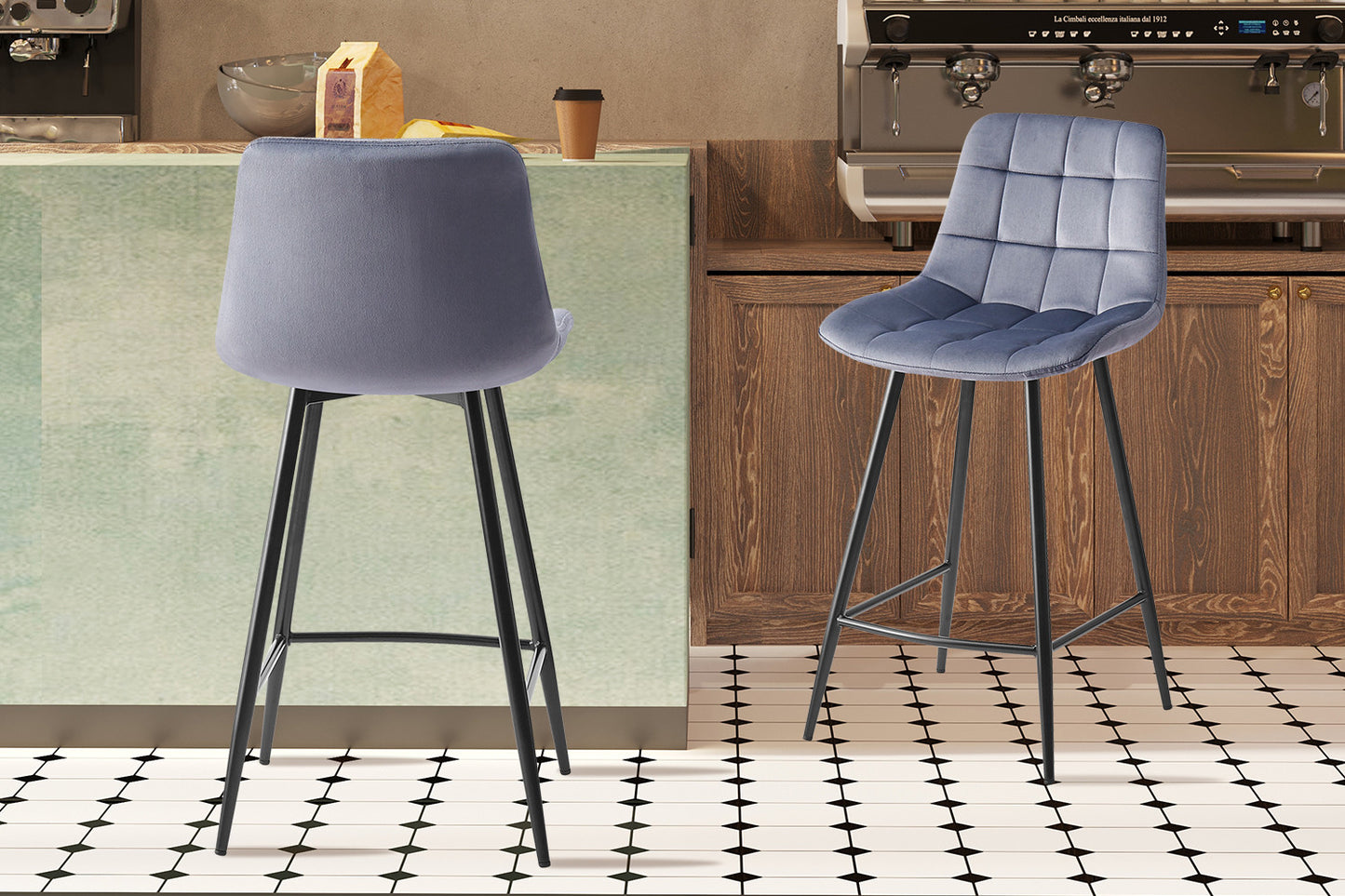 Chaise de comptoir 'Juta'