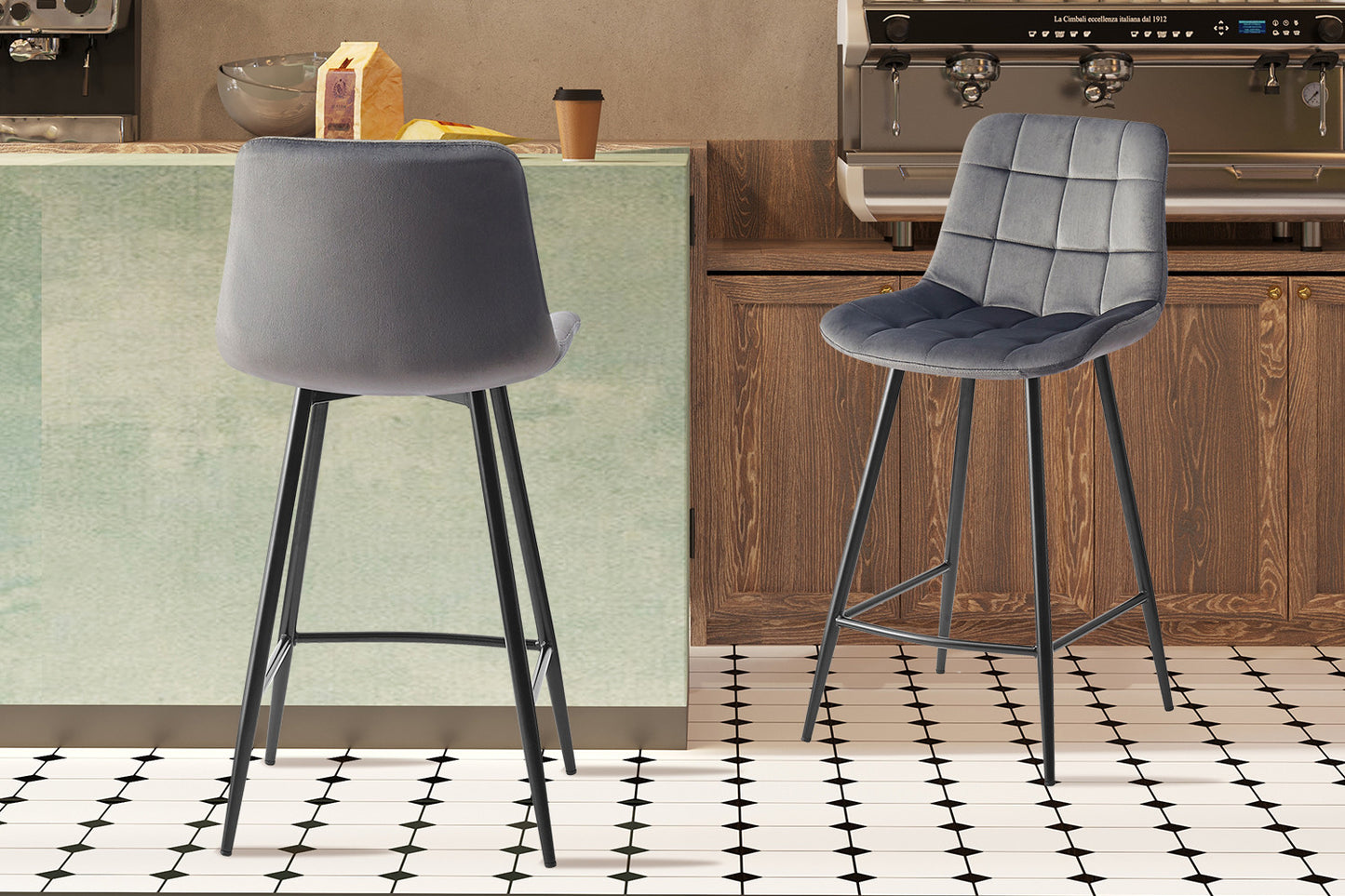 Chaise de comptoir 'Juta'