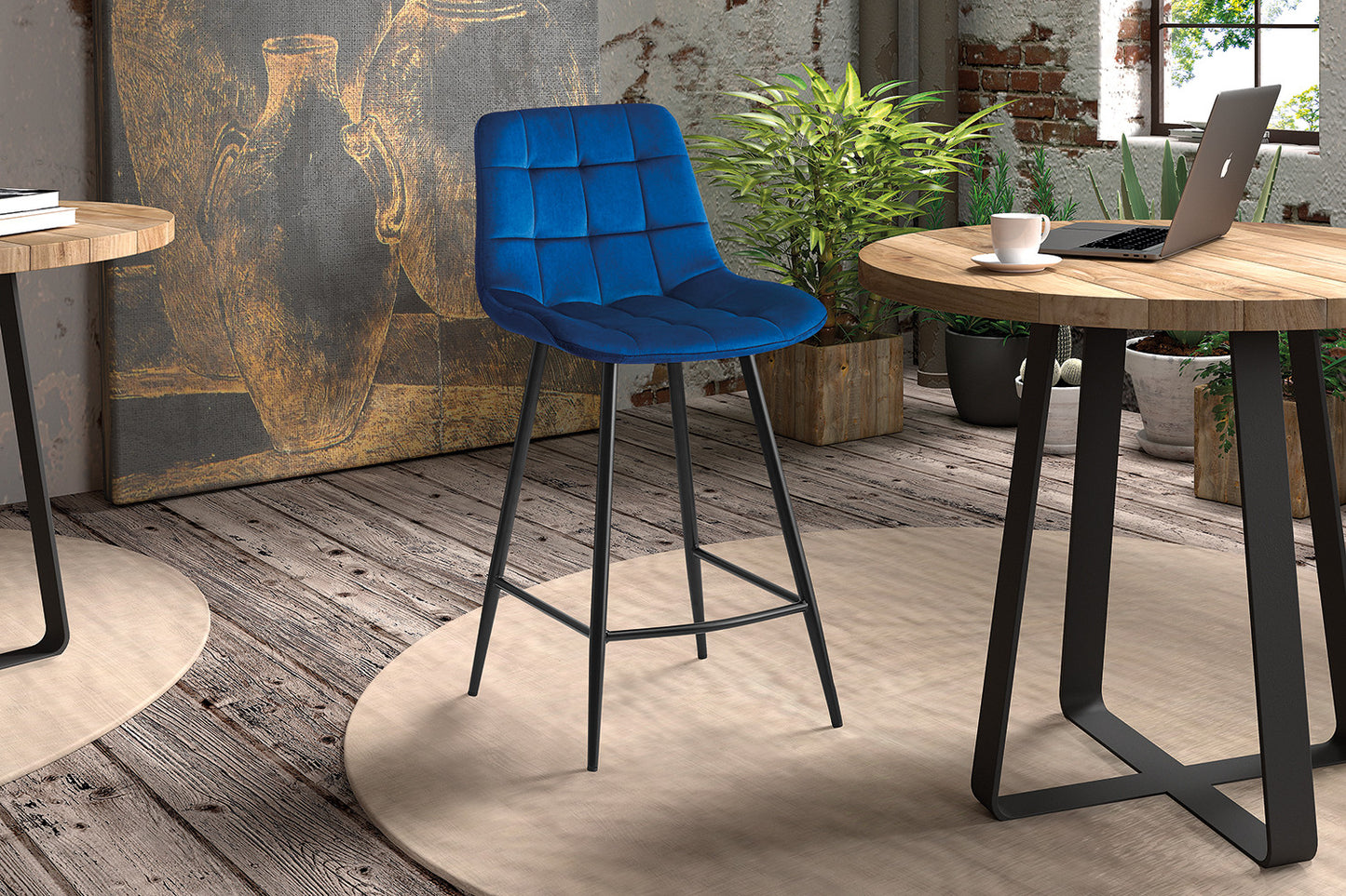 Chaise de comptoir 'Juta'