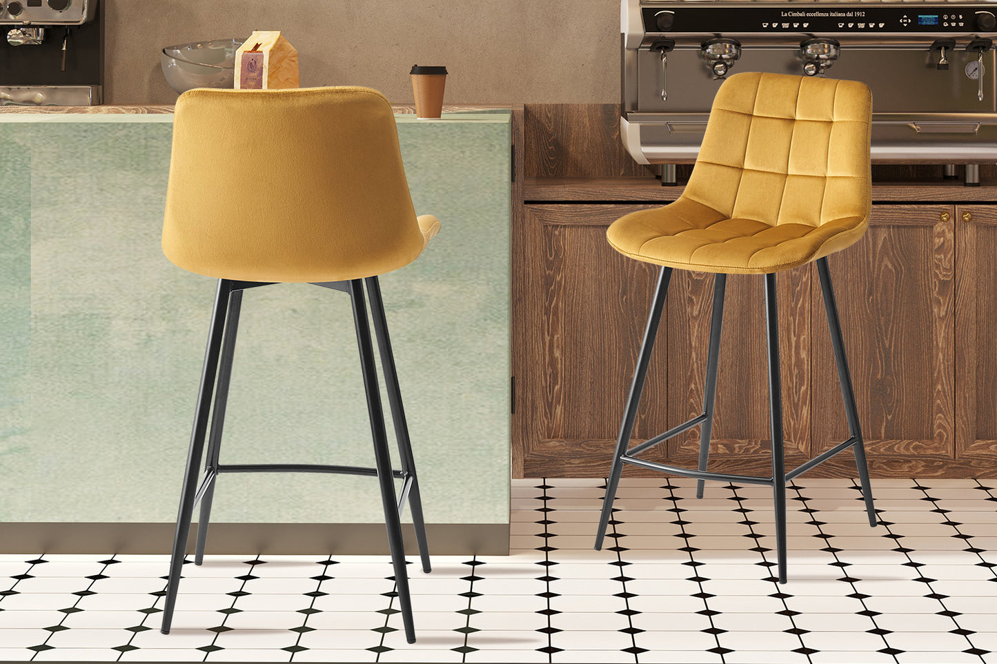 Chaise de comptoir 'Juta'