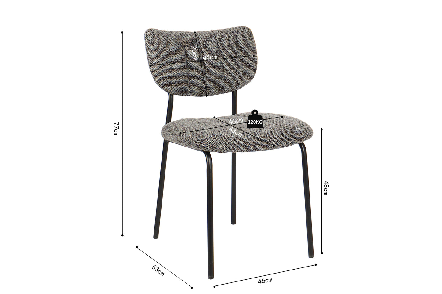 Chaise 'Antura' Tissus