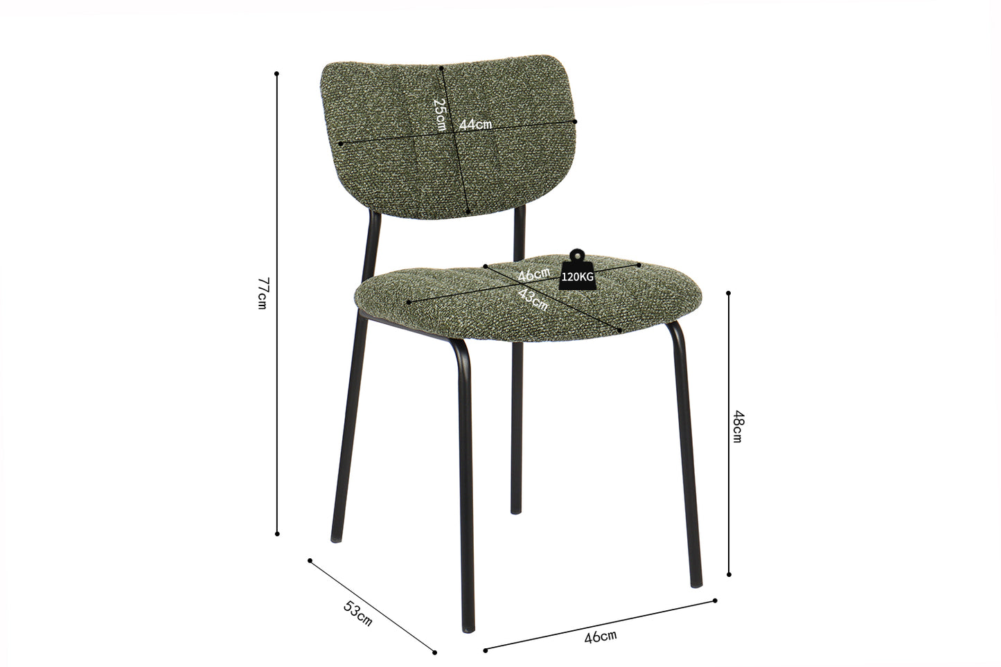 Chaise 'Antura' Tissus