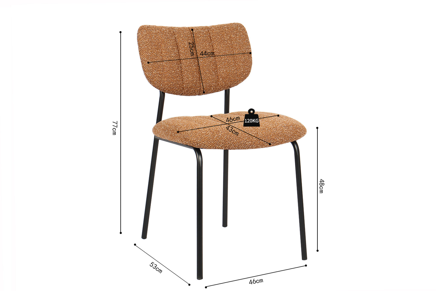 Chaise 'Antura' Tissus