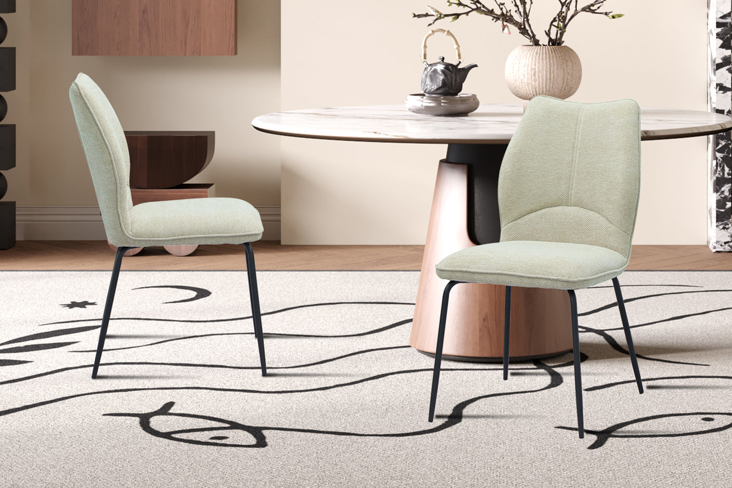 Chaise 'Lara' Tissus