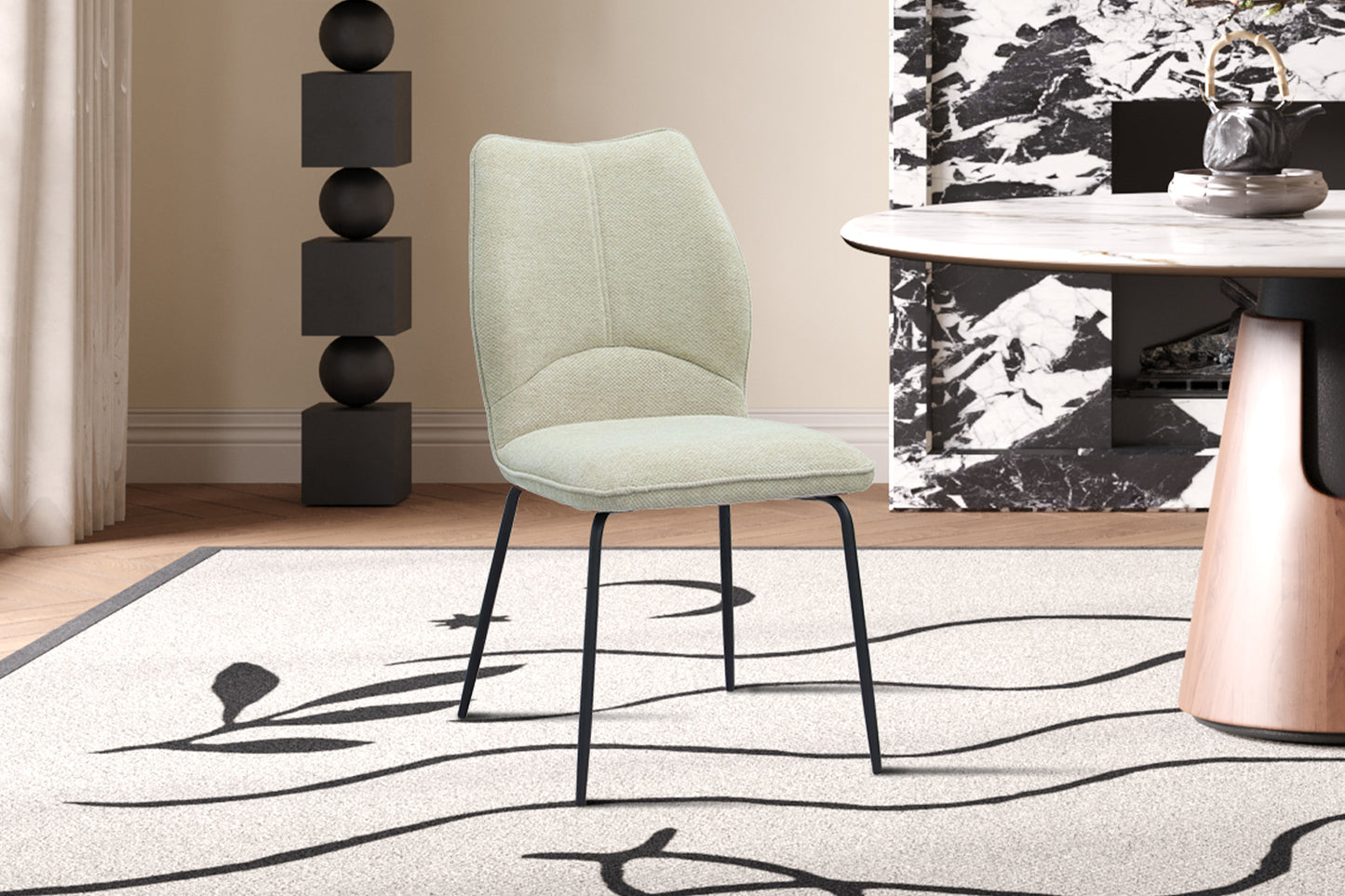 Chaise 'Lara' Tissus