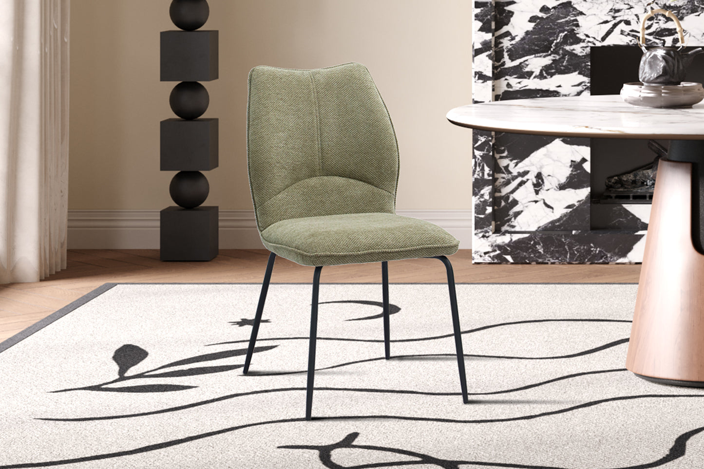 Chaise 'Lara' Tissus