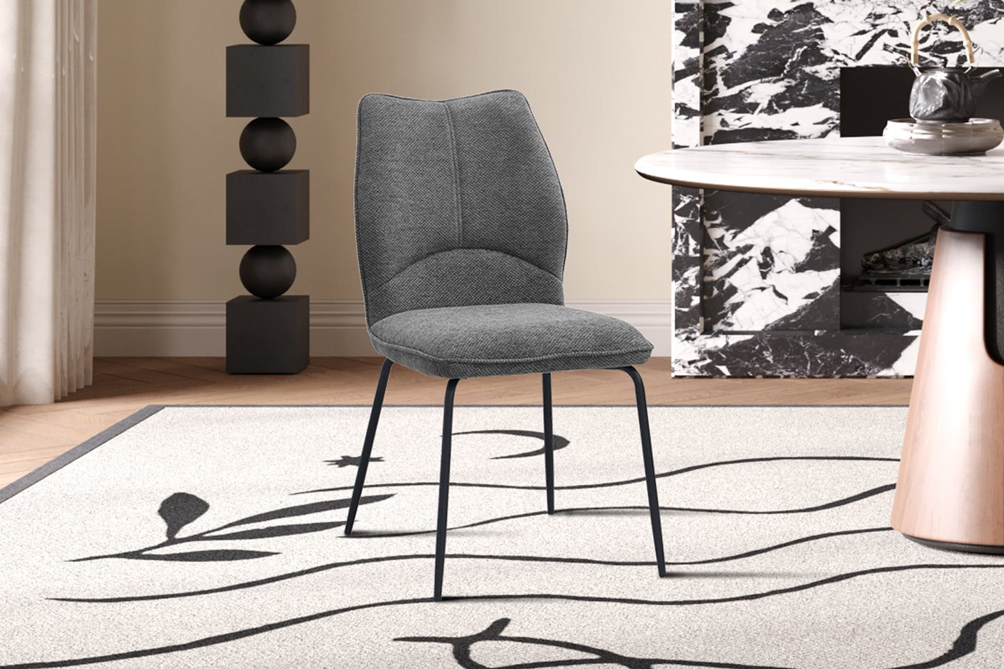 Chaise 'Lara' Tissus
