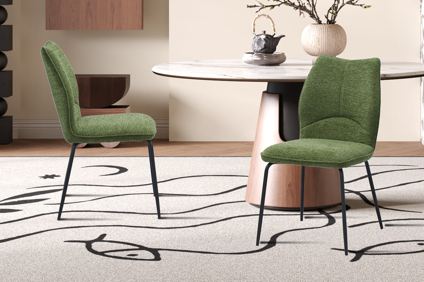 Chaise 'Lara' Tissus
