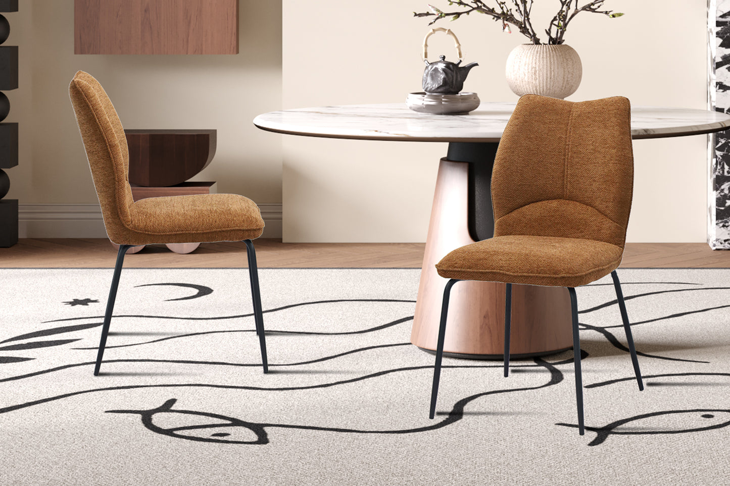 Chaise 'Lara' Tissus