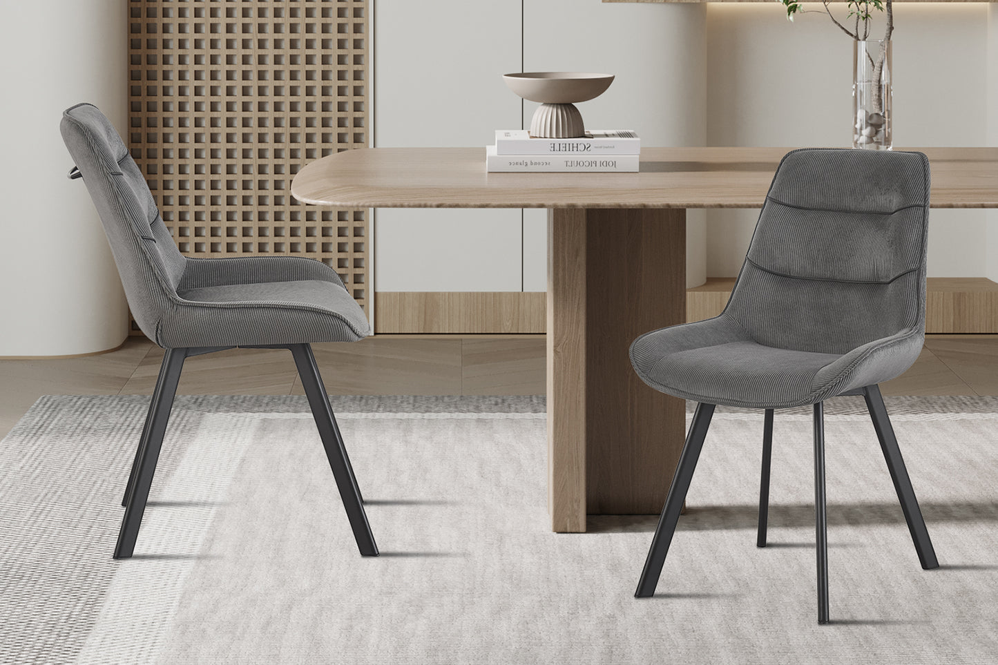 Chaise 'Amelie' Corduroy