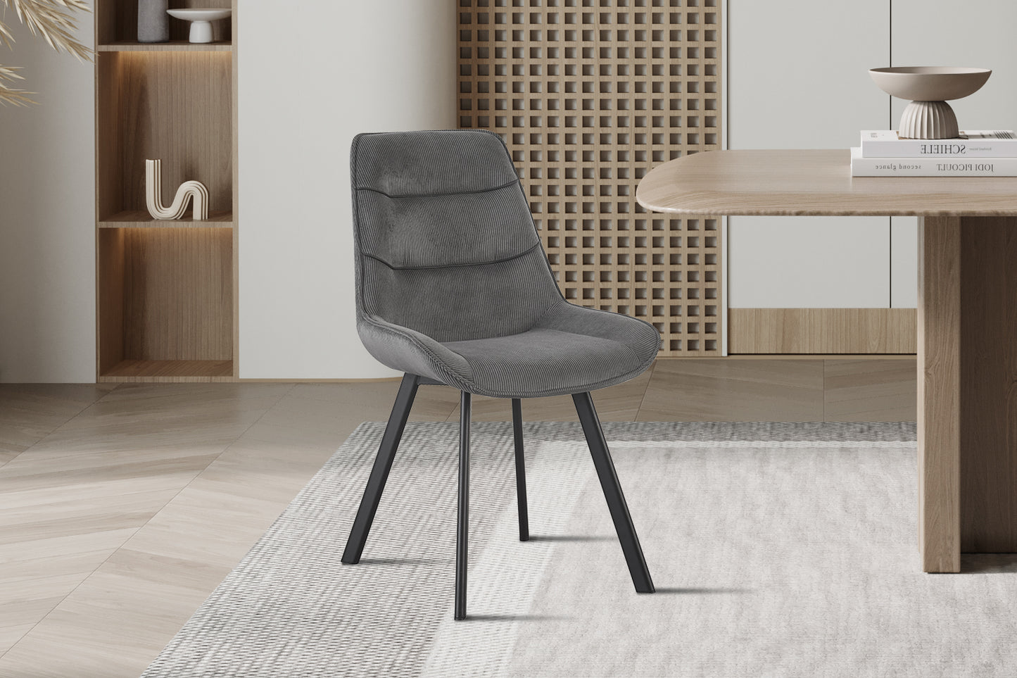 Chaise 'Amelie' Corduroy