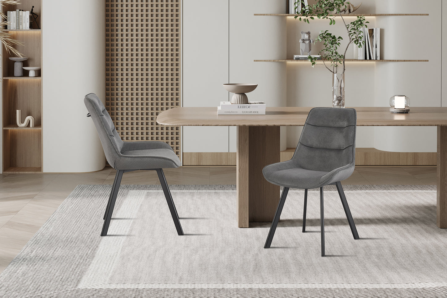 Chaise 'Amelie' Corduroy