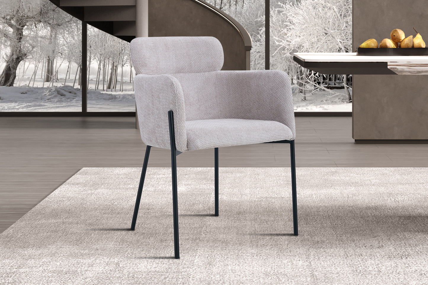 Chaise 'Naomi' Tissus