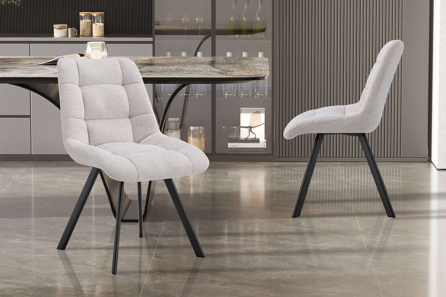 Chaise 'Lizzy' Tissus