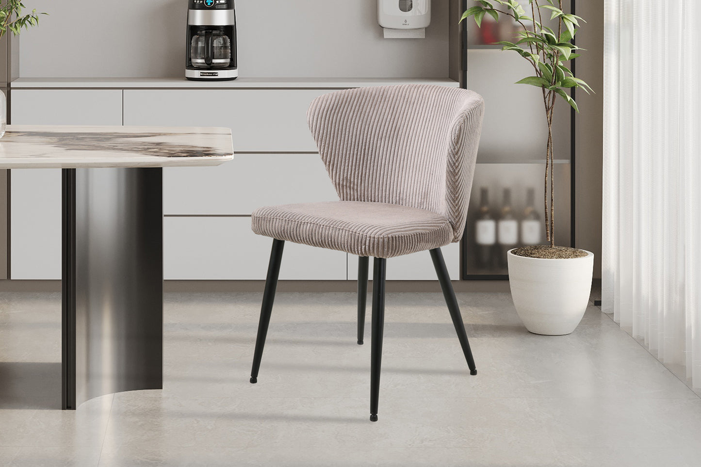 Chaise 'Tornado' Corduroy
