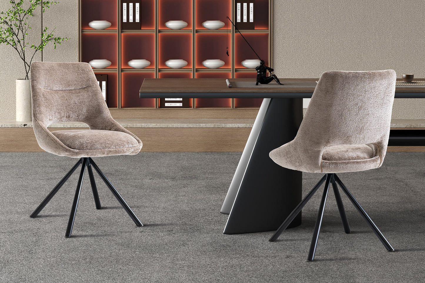 Chaise 'Dante' Tissus