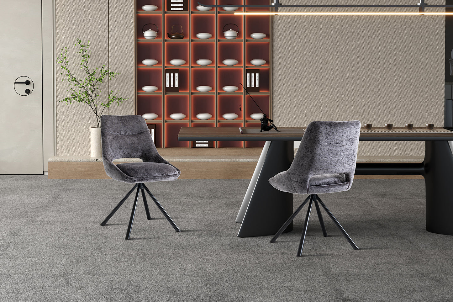 Chaise 'Dante' Tissus