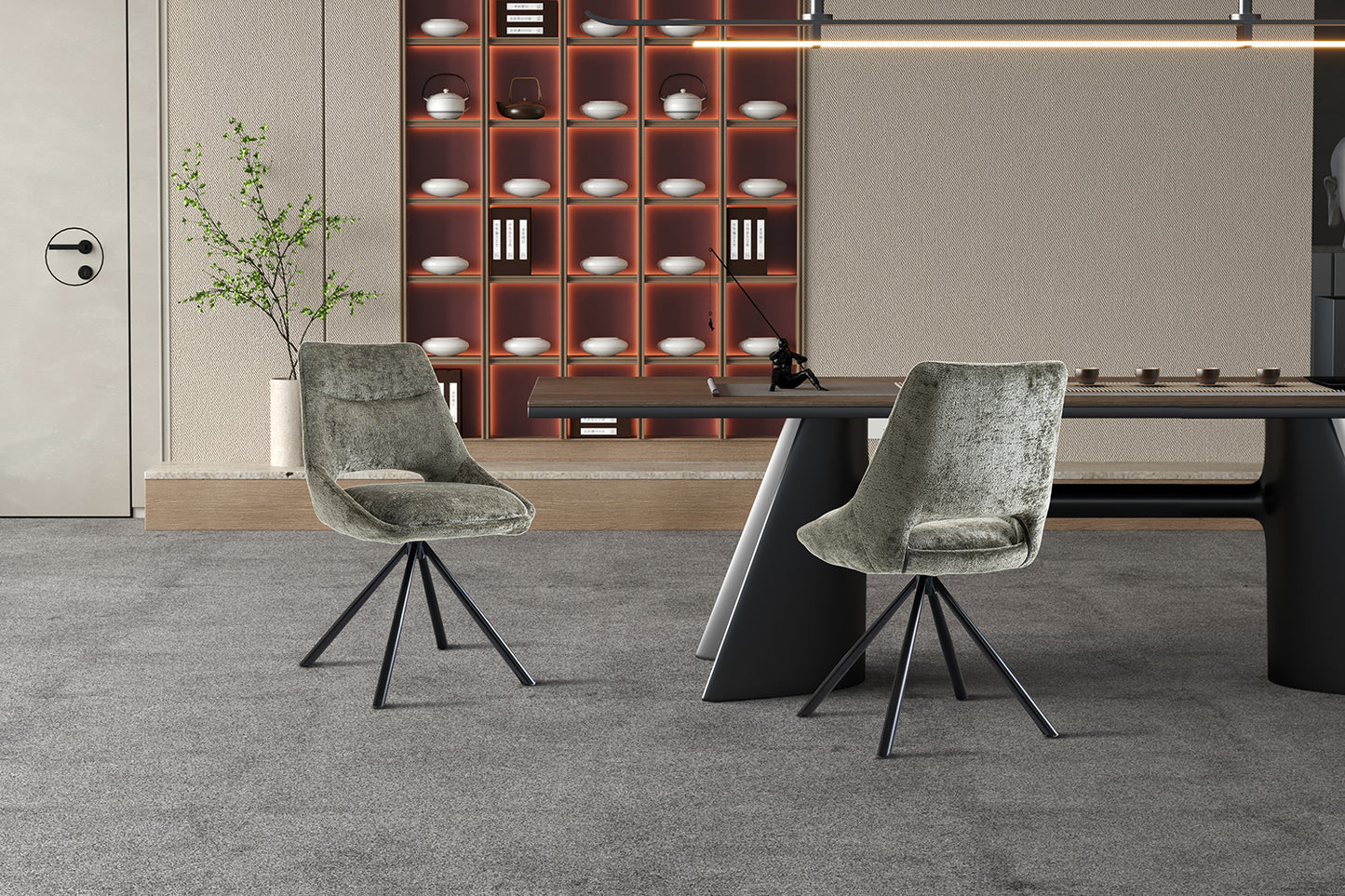 Chaise 'Dante' Tissus
