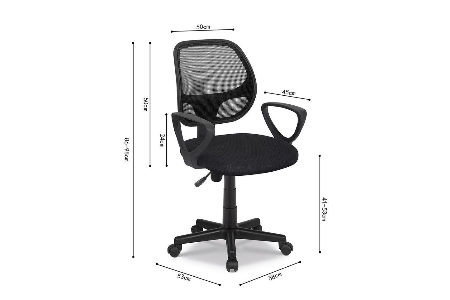 Chaise de bureau 'Hippa'