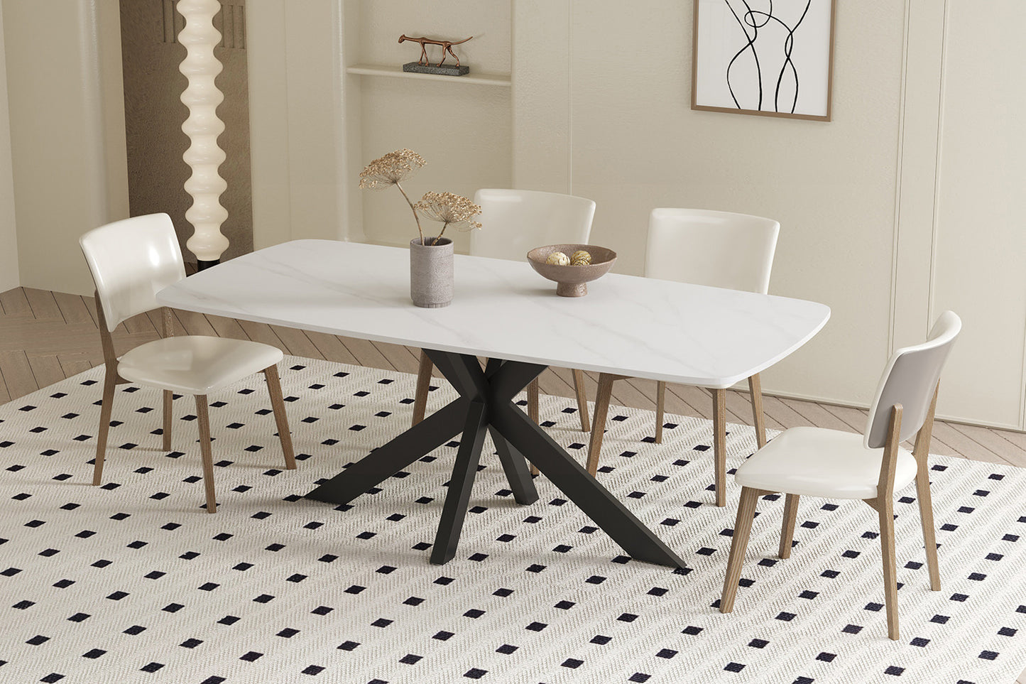 Table APOLLO 180cm Rectangle Ovale