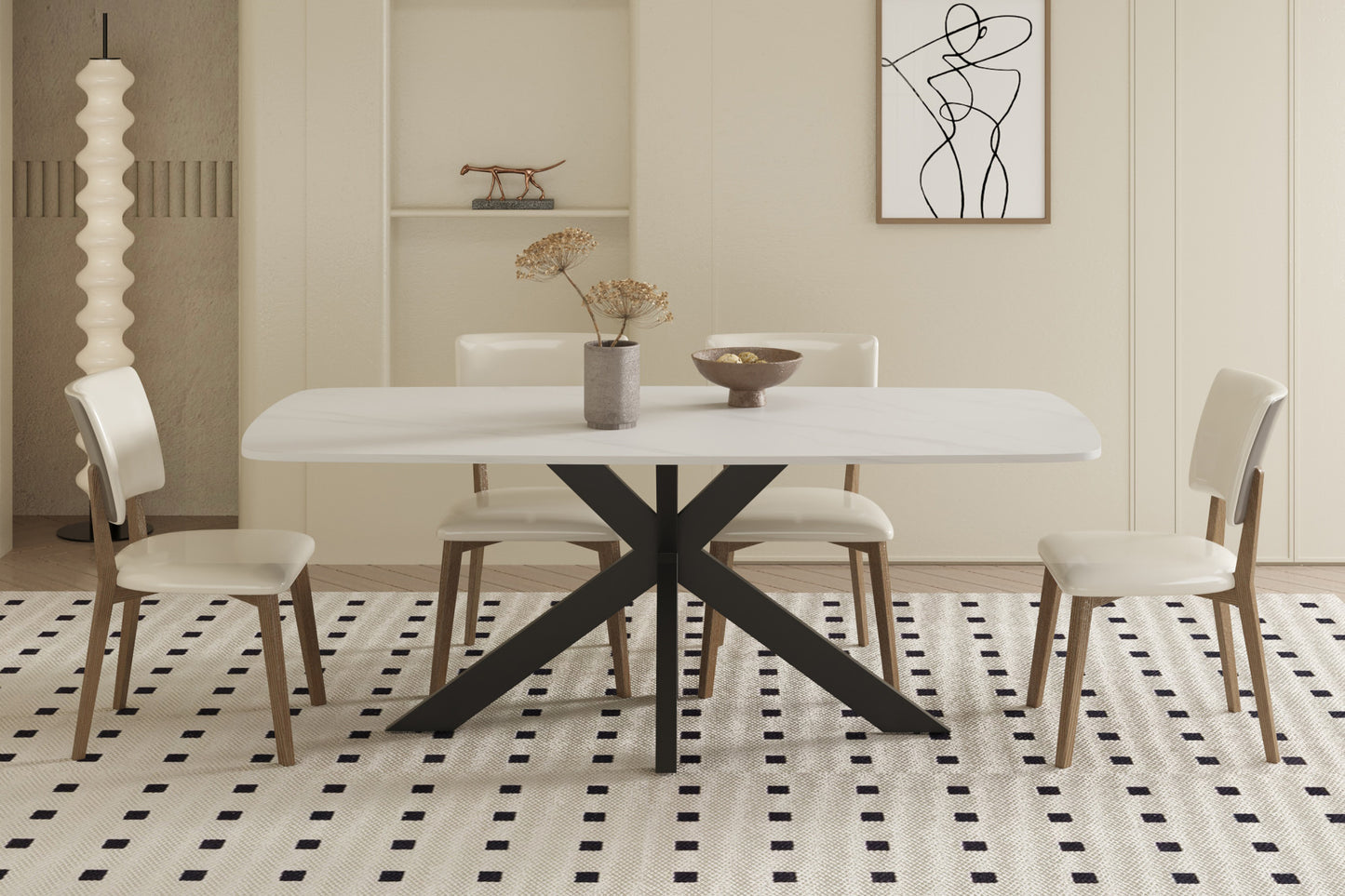 Table APOLLO 180cm Rectangle Ovale