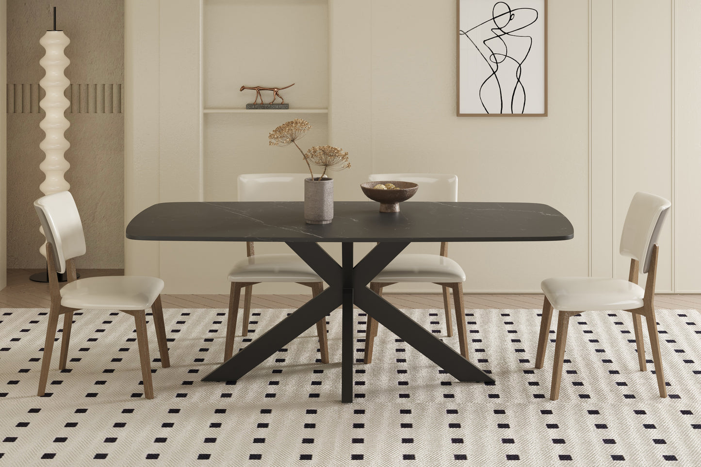 Table APOLLO 180cm Rectangle Ovale