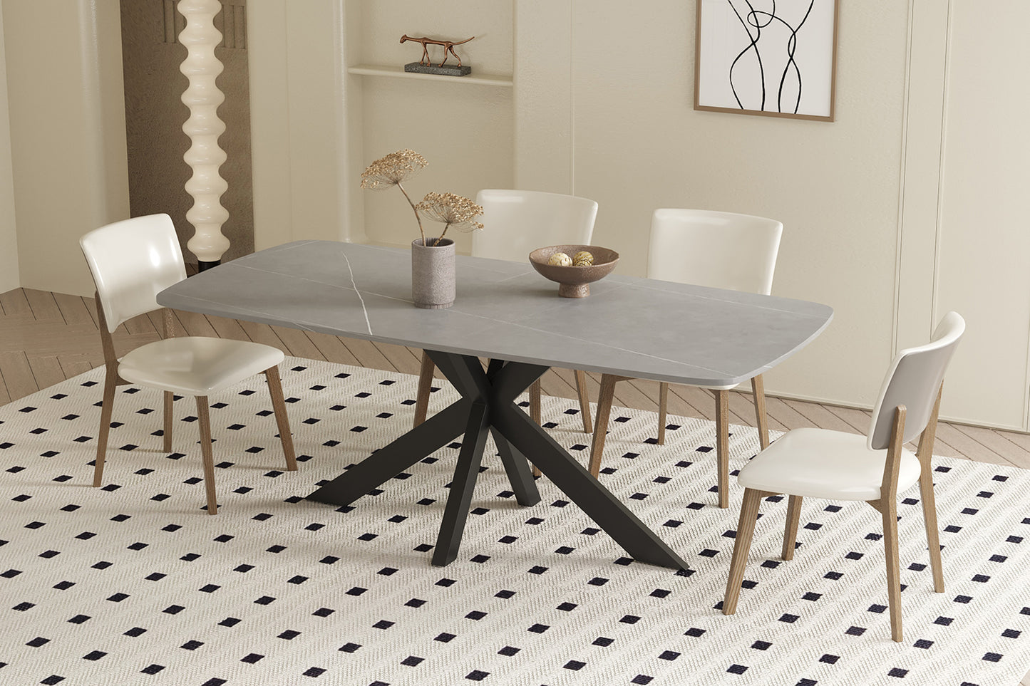 Table APOLLO 180cm Rectangle Ovale