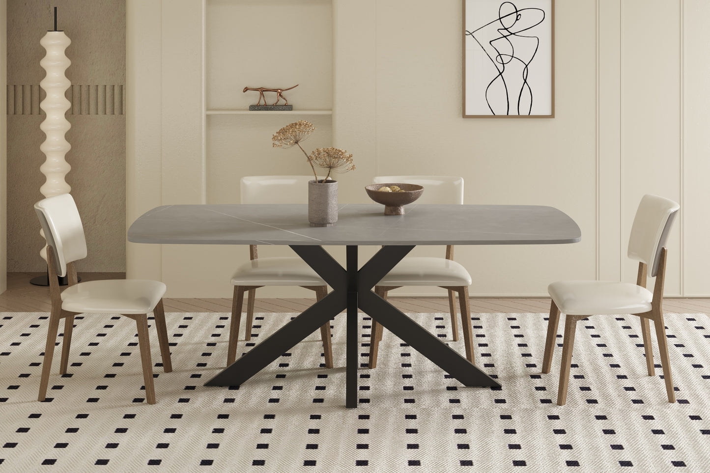 Table APOLLO 180cm Rectangle Ovale