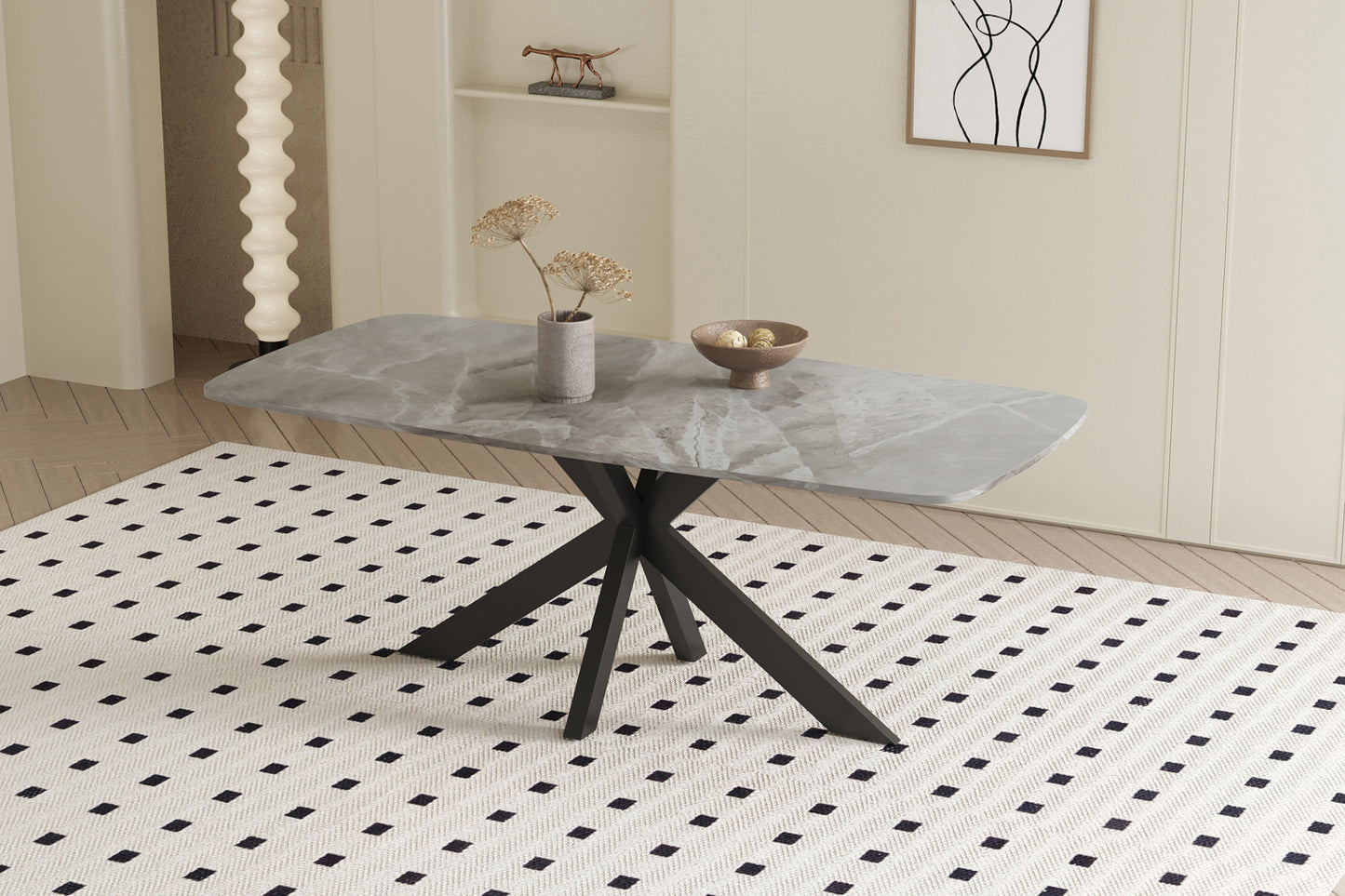 Table APOLLO 180cm Rectangle Ovale