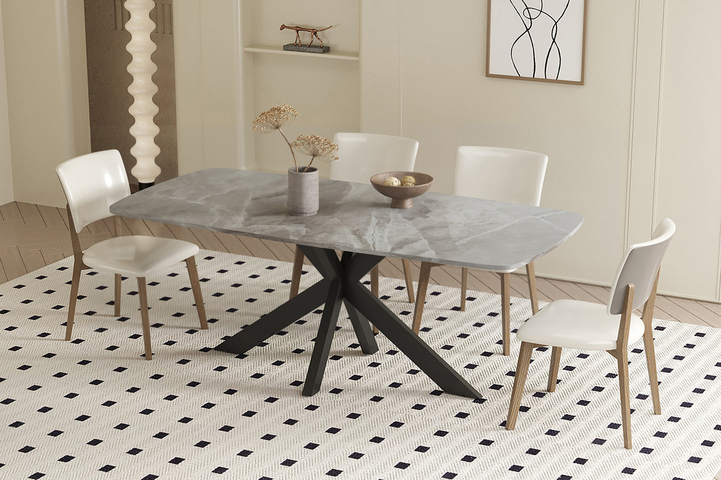 Table APOLLO 180cm Rectangle Ovale