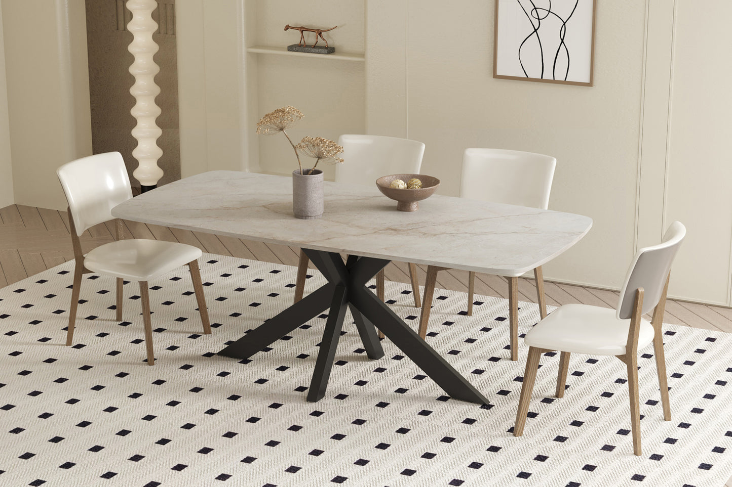 Table APOLLO 180cm Rectangle Ovale